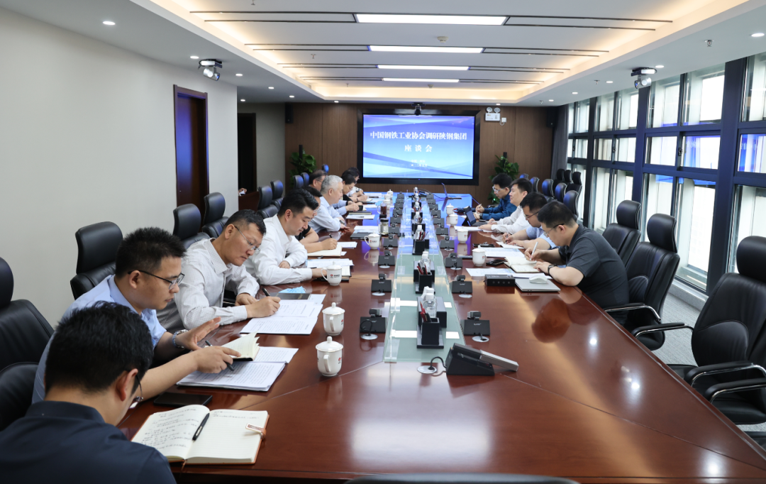 中國鋼鐵工業協會黨委副書記、副會長兼秘書長姜維來陜鋼集團座談交流