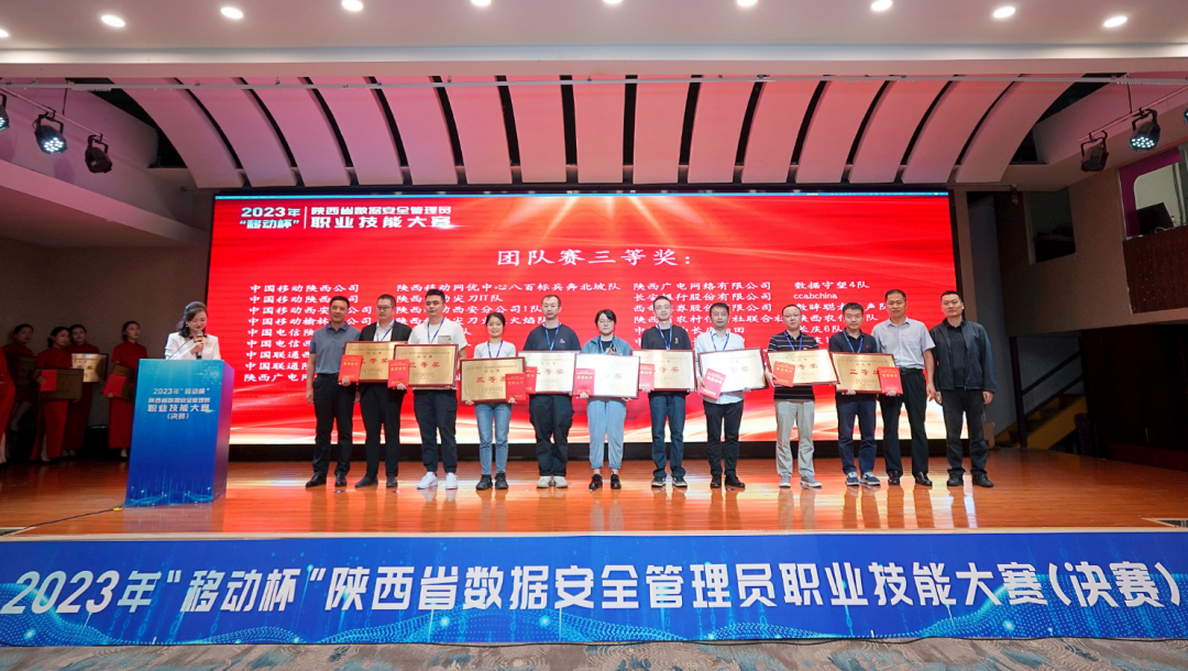 陜鋼集團代表隊榮獲陜西省數據安全管理員職業技能大賽團隊三等獎