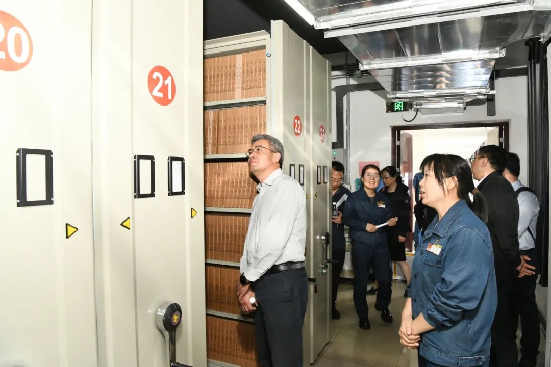 中國鋼鐵工業協會蘇長永一行到陜鋼集團專題調研檔案工作